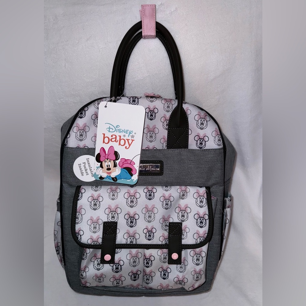 Disney Baby Minnie Mouse Diaper Bag / Backpack